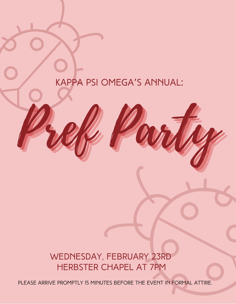 Come join us at Pref tomorrow 💋