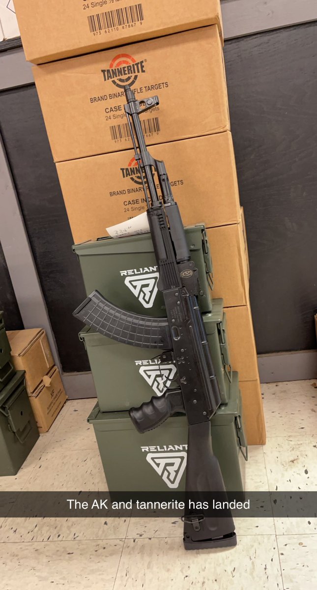 CommandTactica1's tweet image. New polish Ak came in with the tannerite!