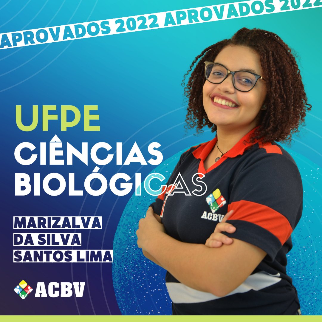Fera ACBV!! 🎉💯
Parabéns Marizalva da Silva, pela aprovação em Ciências Biológicas na UFPE! 👏

#academiacristã #acbv #escolacristã #aprovação #enem #vestibular #aprovada