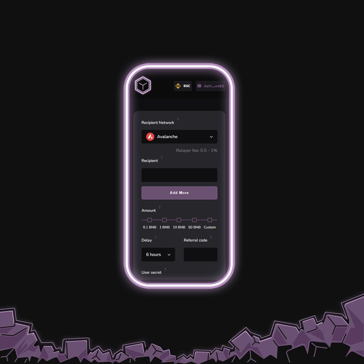 blockblendIO's tweet photo. Transactional privacy should be optional across all chains.

Blockblend allows for anonymous cross blockchain funds moving between ERC-20, BEP-20, Polygon &amp; Avalanche.

Watch this space.

$BNB $ETH $MATIC $AVAX https://t.co/MH1UNetSUD