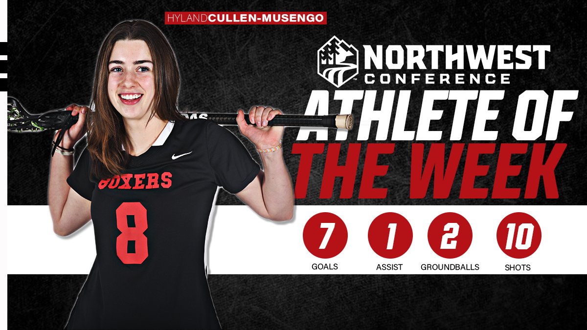 goboxers's tweet photo. Go off Hyland!

Hyland Cullen-Musengo scored a career-high 7️⃣ goals in @PacificLax's win over Corban!

📰: https://t.co/tKZjxreK4b

#GoBoxers https://t.co/jz0gPfnirf