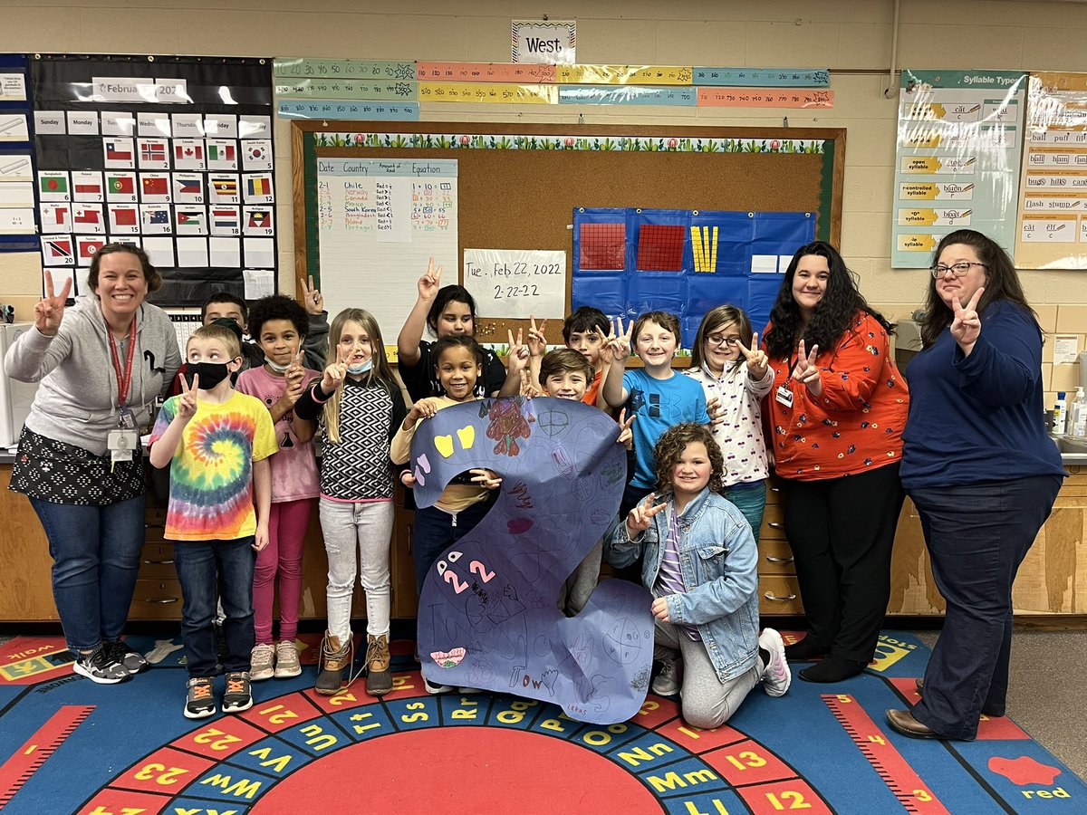 Happy 2’s Day! We are in 2nd grade in room 22!