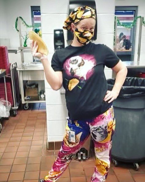 🌮 🧀 “Queso” let’s “taco” about the team spirit of Child Nutrition staff at Eagle School Intermediate. You “burrito” believe they want to wish you a Happy Taco “Twosday”! “Lettuce” thank them for their creativity and bringing fun to the lunch line! 🌮 🥗 🌮 2/22/22