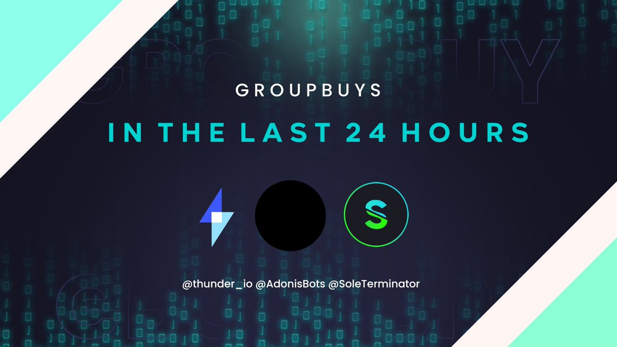 Ty Friends! 👑
<a href="/thunder_io/">thunder</a> <a href="/AdonisBots/">AdonisBots</a> <a href="/SoleTerminator/">Sole Terminator</a> 

should we publish our waitlist?😈 
Like🤍Retweet♻️Follow 🙌+ Tag 1 FRIEND!