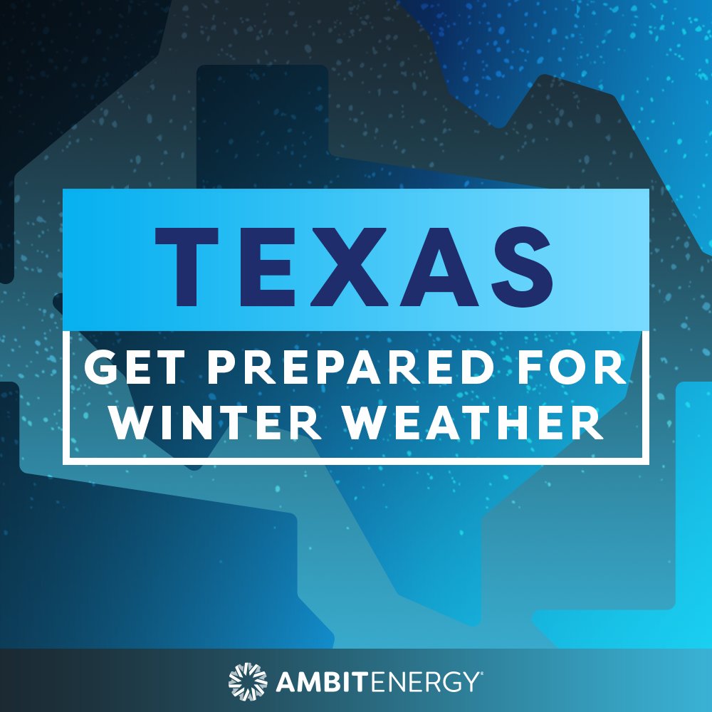 Hey #AmbitTexas- as you prepare for winter weather this week, make sure to check out our preparedness resources and #EnergySavingTips on The Spark at GoAmbit.com/Winter.