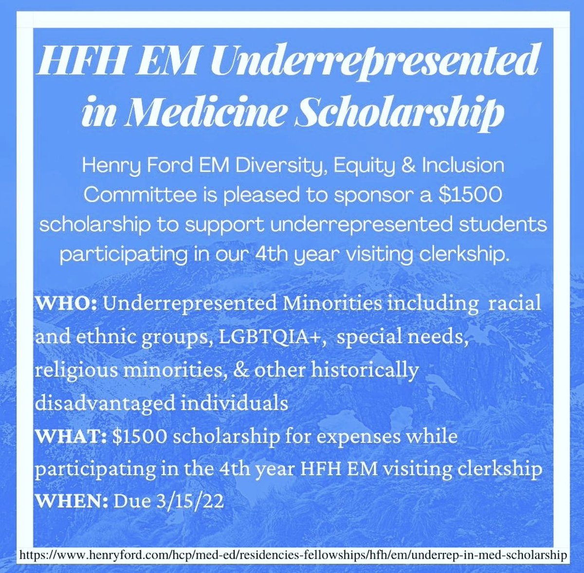 Henry Ford Hospital EM Residency tweet media