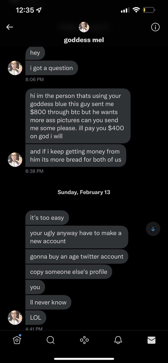 shes been using my pictures and acting like me she is FAKE any other acc besides this one is NOT me. BEWARE. #findom