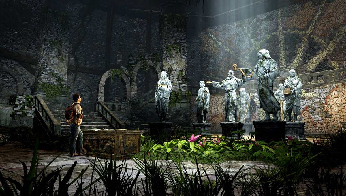 BendStudio's tweet photo. We're feeling nostalgic today on the 10th anniversary of UNCHARTED: Golden Abyss. Here are a few screenshots we pulled out of the archives for you! https://t.co/1JbrotdQlY