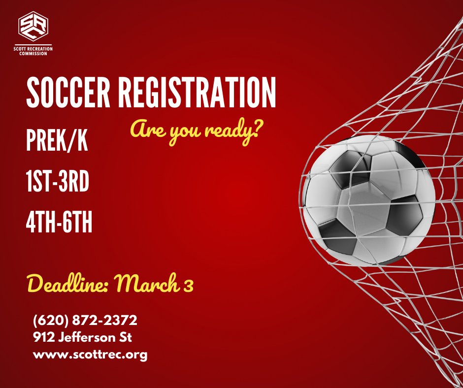scottrecreation's tweet photo. Be sure to register by March 3! https://t.co/gS1yE35R7Q