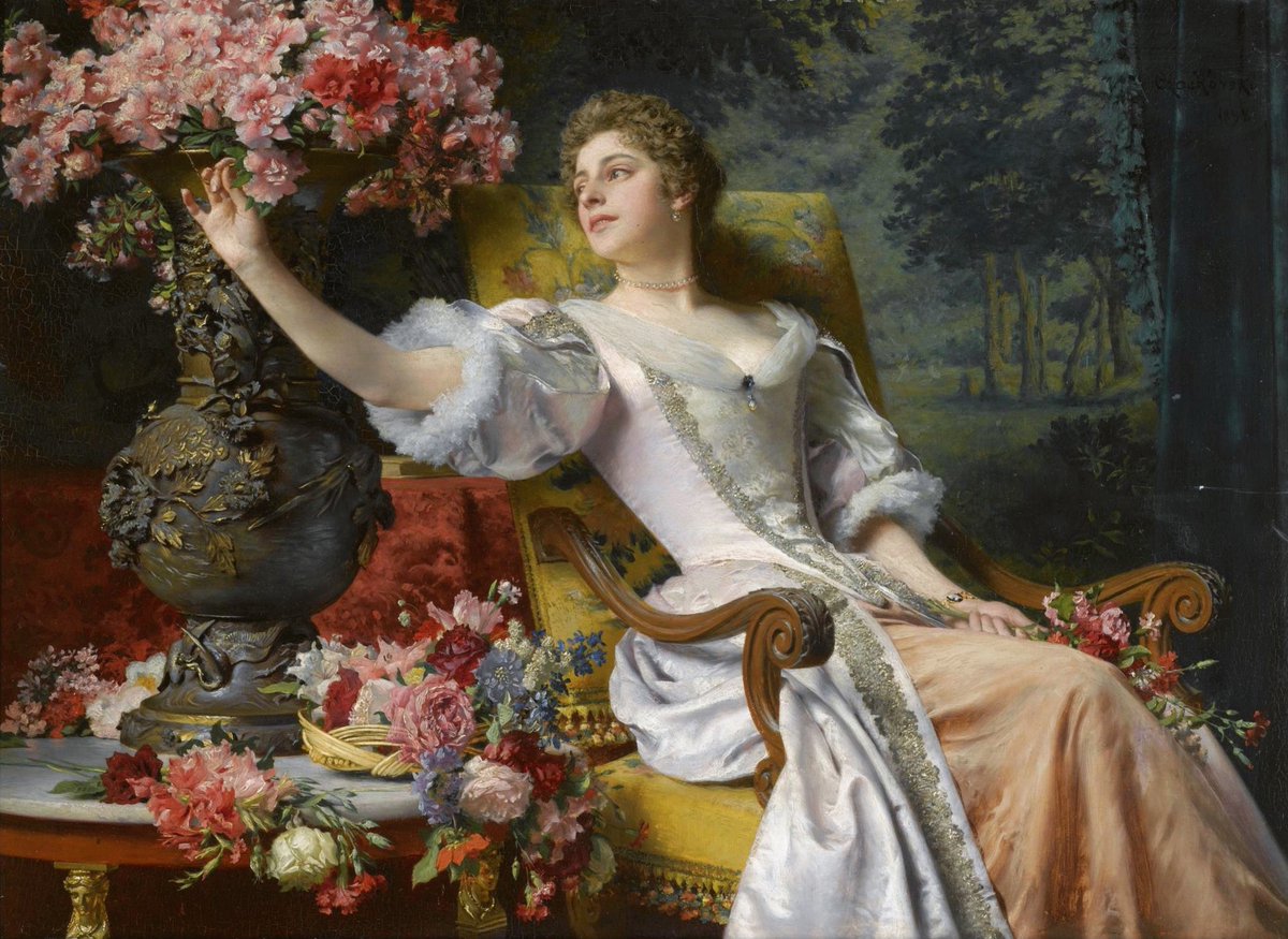 UrokiDesign's tweet photo. Польский художник Владислав Чахурский / Władysław Czachórski (1850 — 1911)
"Расцвет юности"
1889 https://t.co/vnzGpvEGGl