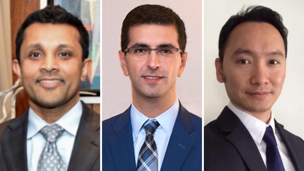 Please join us in congratulating Drs. John de Almeida, Tony Eskander, &amp; Trung Le whose theses were accepted by the Triological Society Council &amp; will be inducted as Fellows in the Society at their annual meeting on April 29! #OHNS