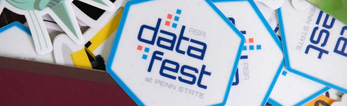 Mark your calendars — <a href="/PSUStatistics/">Penn State Statistics</a> will host its seventh annual American Statistical Association DataFest competition in partnership with Nittany Data Labs on the weekend of March 25-27. buff.ly/3s90Qi5 <a href="/AmstatNews/">ASA</a> <a href="/ndlpsu/">Nittany Data Labs</a>