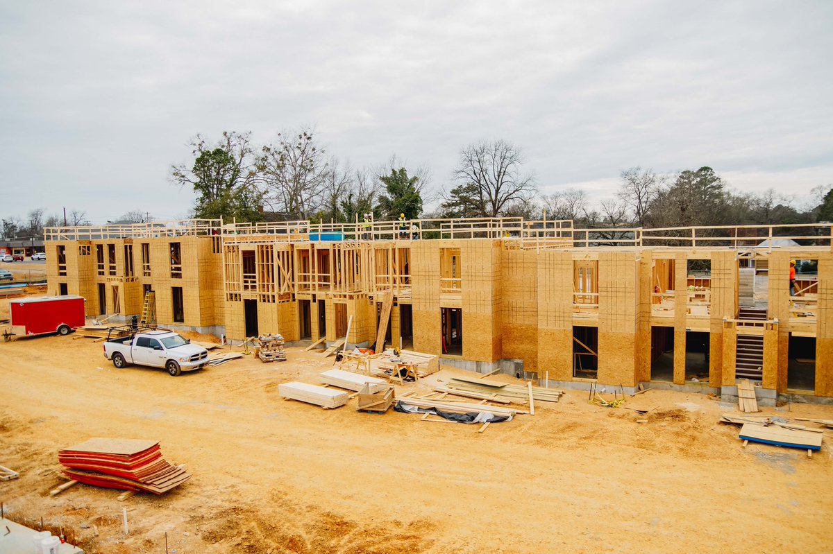 Ouachita's tweet photo. We get more excited about our new apartments every day as we pass this construction progress! 144 new beds coming soon! 🙌 https://t.co/uhZ2km2GG8