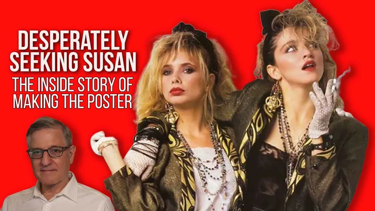 What happened during the shooting of the DESPERATELY SEEKING SUSAN poster with Rosanna Arquette, Madonna, and Herb Ritts? I was there, the poster concept was my idea, and I tell all.  @RoArquette #Madonna  <a href="/herbritts/">HERB RITTS</a> buff.ly/3BGlUQr