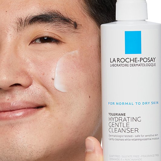 La Roche-Posay USA on Twitter: "We love a gentle cleanser, that removes impurities while maintaining skin's natural moisture and pH! 💦 💙 #Toleriane Hydrating Gentle Cleanser ✔️ Ceramide-3 ✔️ Niacinamide ✔️