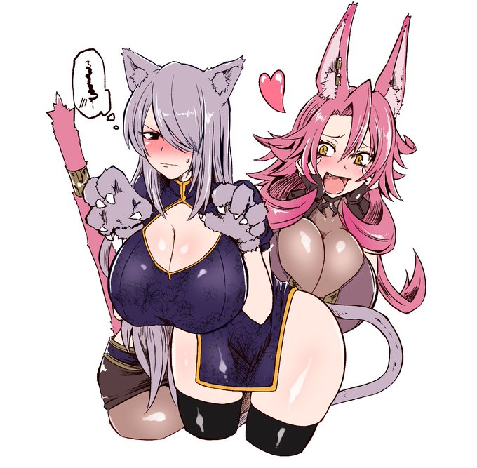 猫目のにゃん剣師。
#猫の日 