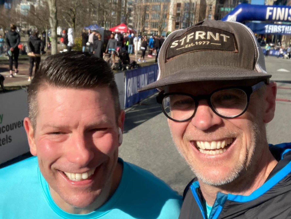 Lots of things in this world to get cynical and pessimistic about but experiencing the vitality and hope that only youth can offer makes it all worthwhile. These kids got up and decided it was a good day to challenge themselves to a half marathon. So proud of them all. #1st half