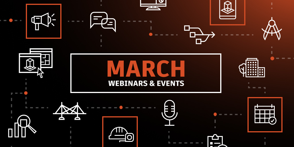ADSK_Construct's tweet image. From in-person conferences to webinars and LinkedIn live sessions, here's our complete list of the latest #construction events happening in March. 

You'll want to bookmark this link🔖

autode.sk/3v9FYJy

#AutodeskConstructionCloud #contech #constructionevents