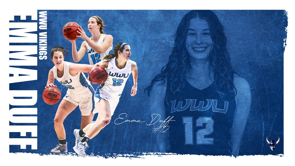 WWUAthletics's tweet photo. W🏀 | SENIOR NIGHT

We would like to give a big 💙 to Emma Duff on senior night. Emma's leadership on and off the court are a big reason the Vikings have been so successful. We are going to miss her but are excited for her future! Let's go!!

#GoViks x #SeniorNight https://t.co/x99Z4iB85o