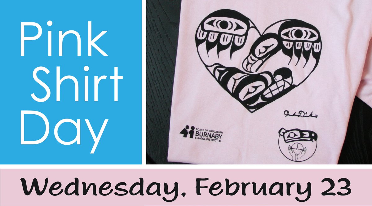 Burnaby Schools (@burnabyschools) on Twitter photo Let's #LiftEachOtherUp. We invite you to join us in wearing pink tomorrow on <a href="/pinkshirtday/">Pink Shirt Day</a>. Learn more about the day in #BurnabySchools and read the letter from the Board Chair and Superintendent about the kind of culture we work to create: ow.ly/aCwH50I1H28 Let's #LiftEachOtherUp. We invite you to join us in wearing pink tomorrow on <a href="/pinkshirtday/">Pink Shirt Day</a>. Learn more about the day in #BurnabySchools and read the letter from the Board Chair and Superintendent about the kind of culture we work to create: ow.ly/aCwH50I1H28