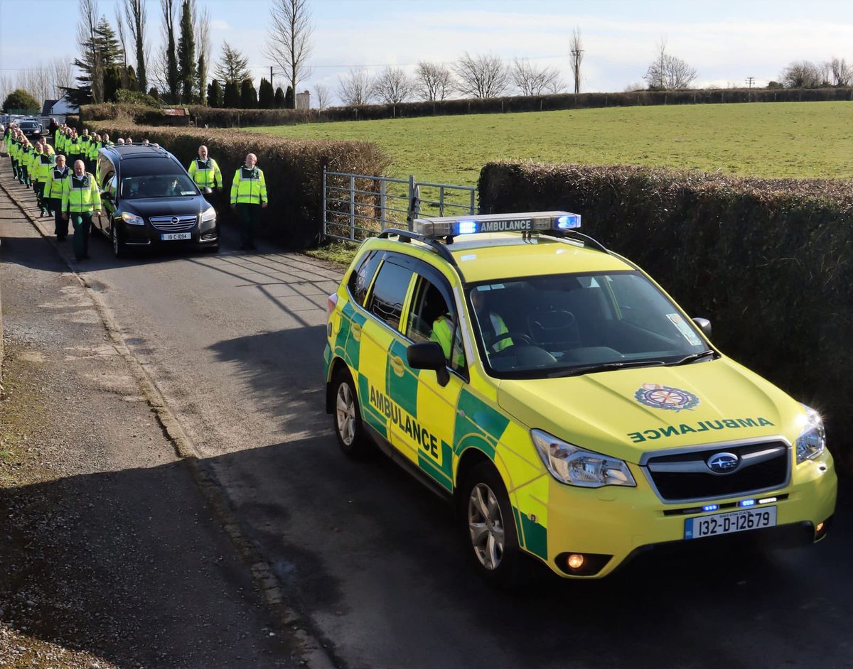 Today we said goodbye to our friend &amp; college Noel Baker. Rest in peace Noel. <a href="/AmbulanceNAS/">National Ambulance Service 🇮🇪🚑</a> <a href="/AthloneNAS/">AthloneAmb-NAS</a>