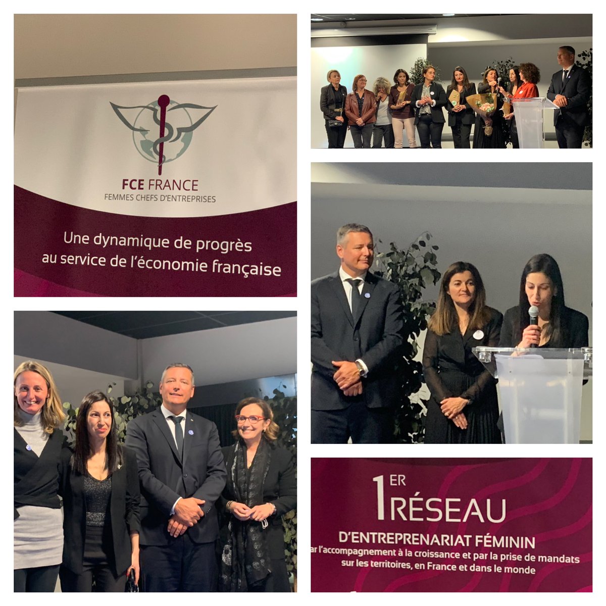 #FceToulon passation de présidence entre #AlexandraMignonGuzmann et #Emmazerrouki 👏👏
FCE 1er reseau d’entreprenariat feminin 🙂
#veroniquemaurel pdte adj #upv
#basilgertis pdt #cciv
Présents 👍