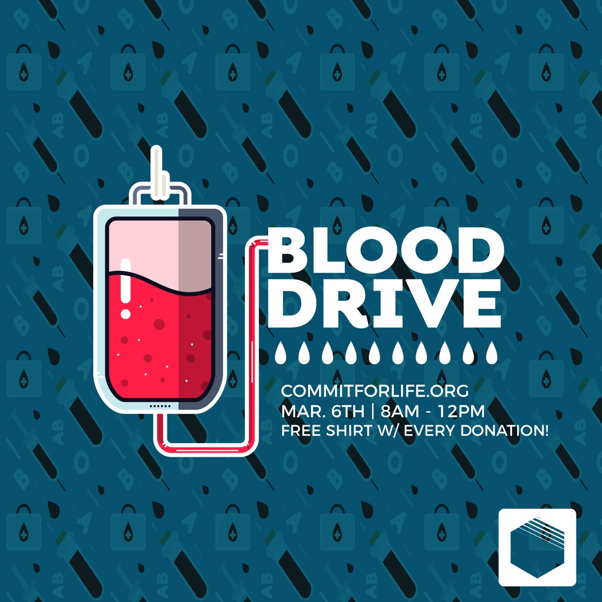 SugarGroveCofC's tweet photo. We are continuing our partnership with Gulf Coast Regional Blood Center by hosting a blood drive on Sunday March 6th from 8am-12pm at our church. Sign up by visiting their website (https://t.co/Q2RKbewbMN). There's a free t-shirt given to every person that donates. https://t.co/bPeNCshL2p