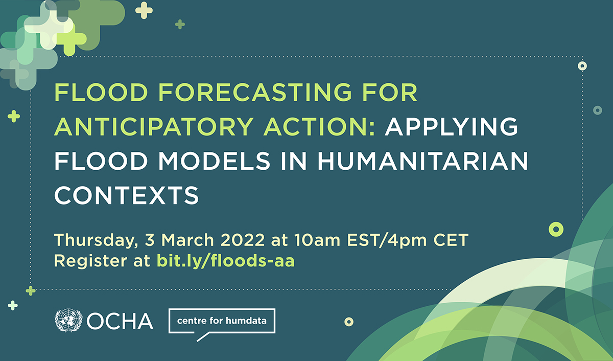 UNOCHA's tweet photo. Want to learn about how to get ahead of disasters to protect vulnerable people using flood forecasts? 

📢 Join our event on Flood Forecasting for Anticipatory Action with @Google + @RCClimate 

⏰Thursday, 3 March at 10am EST/4pm CET

🔗Register: https://t.co/fmiAUMOQ9d https://t.co/WwdFIVMq7i