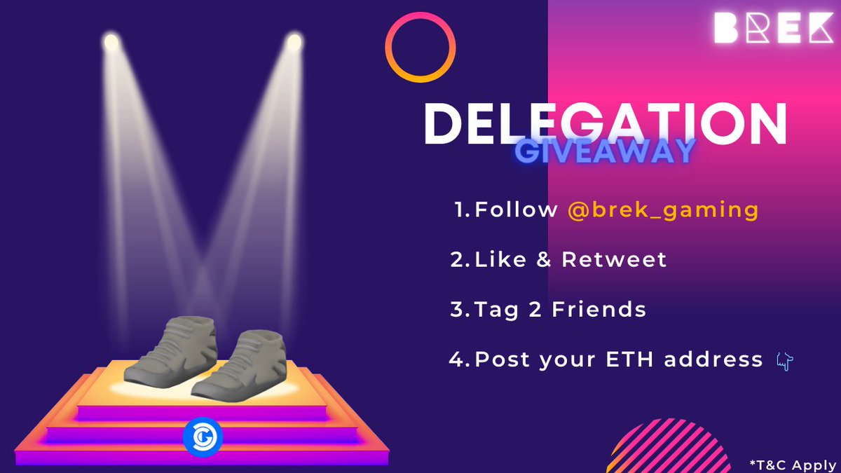 BrekGG's tweet photo. 💥 GIVEAWAY ALERT 💥 

3 DAY DELEGATION

@decentralgames #ICEPOKER NFT delegated for 3 days. Performance will be evaluated to join the BREK guild 

How to enter: 

👋 Follow @brek_gaming 
👍 Like &amp; Retweet 
✌️ Tag 2 friends https://t.co/AXVLj0VBW9