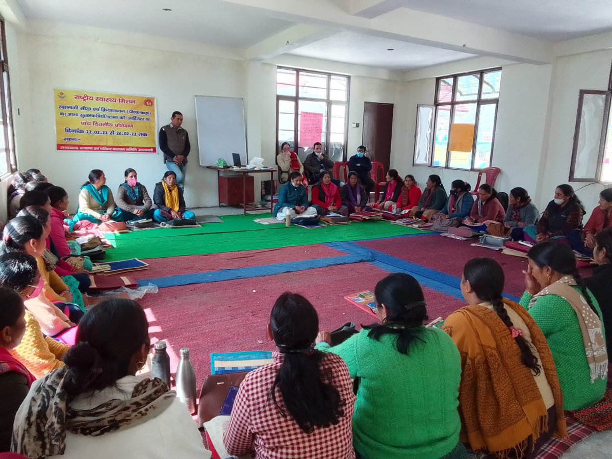 Ekjut (@ekjutindia) on Twitter photo To strengthen community processes to improve health & nutrition of mothers& children,Intervention in #Uttarakhand started wid 1st round of Participatory Learning&Action meetings cycle #PLA training to 7 batches of ASHA Facilitators in 5 districts of state.
<a href="/NhmUttarakhand/">nhm uttarakhand</a> #RMNCH To strengthen community processes to improve health & nutrition of mothers& children,Intervention in #Uttarakhand started wid 1st round of Participatory Learning&Action meetings cycle #PLA training to 7 batches of ASHA Facilitators in 5 districts of state.
<a href="/NhmUttarakhand/">nhm uttarakhand</a> #RMNCH