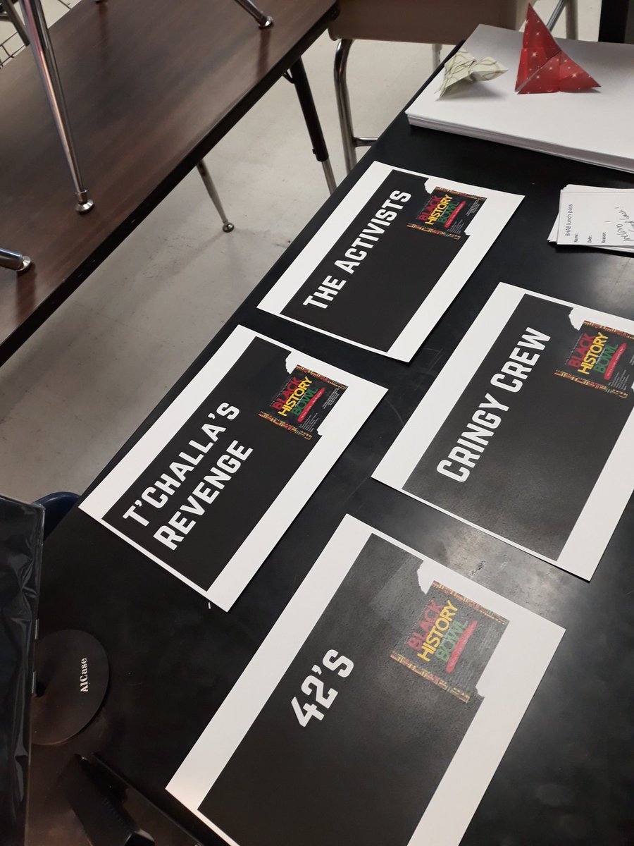 BSU_Robinson's tweet photo. Prelims: Day 1
🏆The first 2 teams are in... our 1st annual Black History Academic Bowl is days away 👀 Join us tomorrow during lunch for the last preliminary match - Finals on Friday!#BlackHistoryMonth #BHAB2022 @WSUDiversity @WichitaUSD259 @jpillich #Diversity https://t.co/d9xTkhvCWL