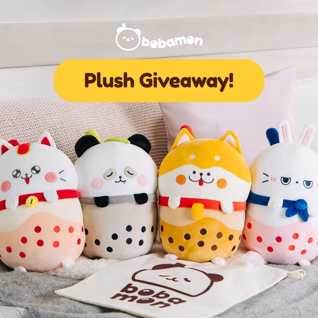mozza_rel_la's tweet photo. ✨🧋BOBA PLUSH GIVEAWAY✨🧋

My team @bobamonofficial are giving away one of our new plushies to a boba-loving home to celebrate our Kickstarter! Which one would you take home? Ends March 2nd

💛 RT this post
💛 follow me and @bobamonofficial
💛 comment with your favorite design! https://t.co/pYpFK6yAL4