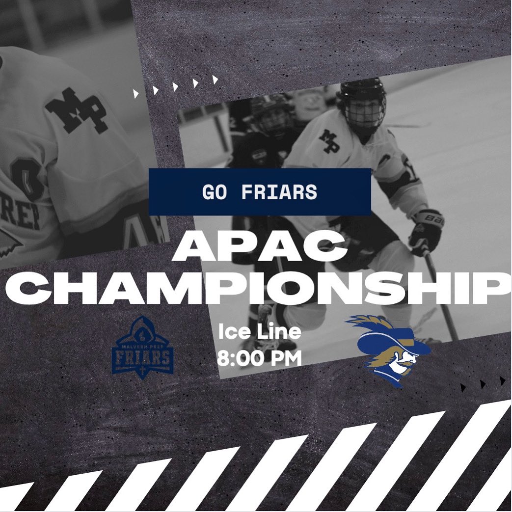 MPIceHockey's tweet photo. Did someone say APAC Championship tomorrow night⁉️
Oh right…we did. 
BE THERE✔️ https://t.co/IqmLw6p2oJ