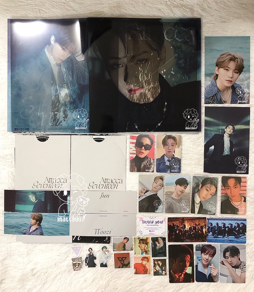 mattgyu's tweet photo. 💌📦「for mattgyu」

• buys
⤷ albums+papels
❥ #tyjashicart 
@jashicart 

Attacca Yizhiyu B came home yday! Thanks for bringing mingyu padilla home and thanks also for the super cute freebies ♡

↝ I now have 3 copies of that Hoshi OP2 Horanghae, uwing uwi naman ang bb 🤣 https://t.co/Byjl1HwgZc