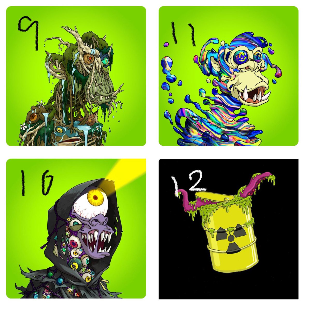 This has been one of my most fun posts. New reveal makes me completely reevaluate my choices. If you HAD to rank the #MegaMutants now, what would it be?! #MAYC