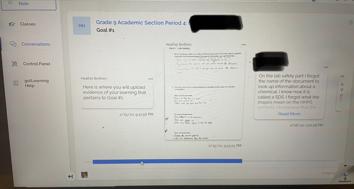 MrsBrothersSPK's tweet photo. It was great hearing from @DavidFrangiosa tonight with #ocsbGoingGradeless. As for 🔼 of data - check out @GrowthOverTime to document 💬. I am ❤️ it! Linear conversations showing evidence of learning over ⏰. @MrsNWhitehouse @LMeulenbroek @MariluDeal @ErinPelhamDoak @MrIanFischer https://t.co/ankv22kYsb