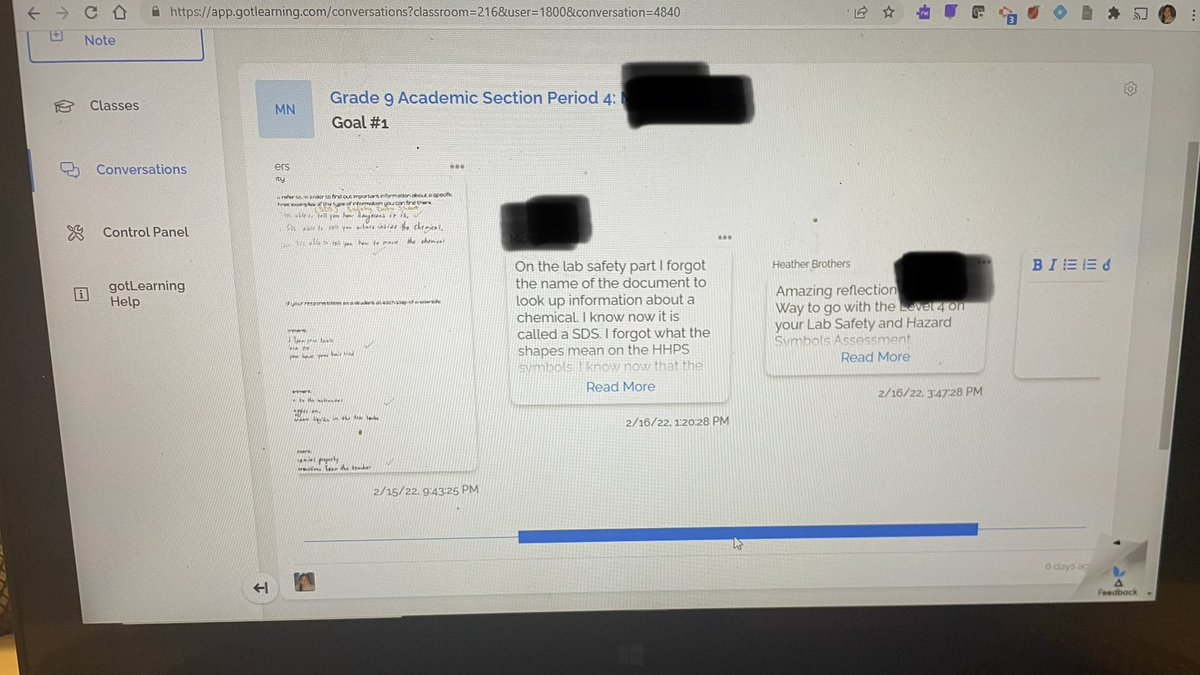 MrsBrothersSPK's tweet photo. It was great hearing from @DavidFrangiosa tonight with #ocsbGoingGradeless. As for 🔼 of data - check out @GrowthOverTime to document 💬. I am ❤️ it! Linear conversations showing evidence of learning over ⏰. @MrsNWhitehouse @LMeulenbroek @MariluDeal @ErinPelhamDoak @MrIanFischer https://t.co/ankv22kYsb