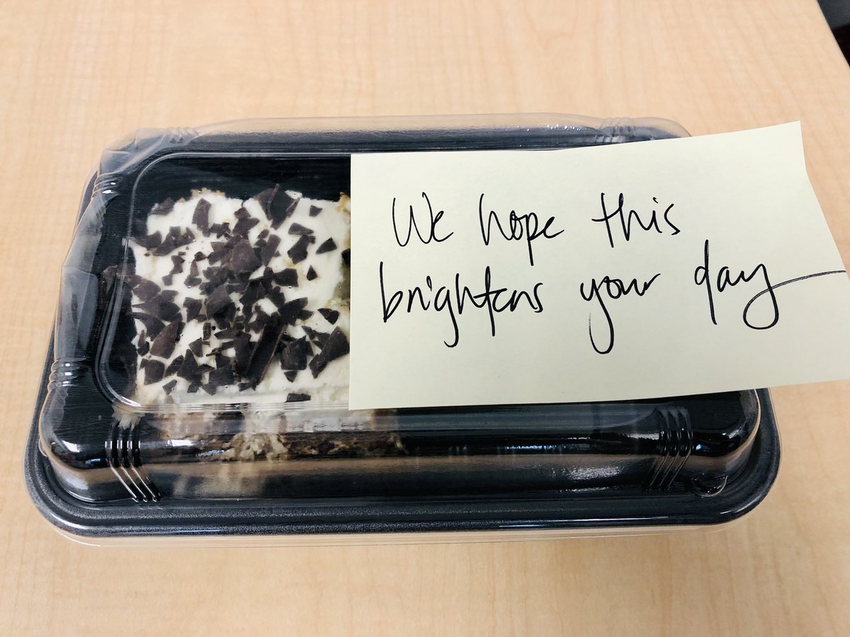 MrBarnett_MECC's tweet photo. When you return from being outโฆ ๐ท and your #MECCtacular ๐ colleagues anonymously ๐คโ drop a slice of tiramisu ๐ฐ from @carrabbas ๐ฎ๐น in your office. ๐๐ป It is listed under my faves! ๐ #ActsOfKindness โบ๏ธ๐คฒ๐ป๐ #TheMECCFactor โ
https://t.co/JmezpKBtEr