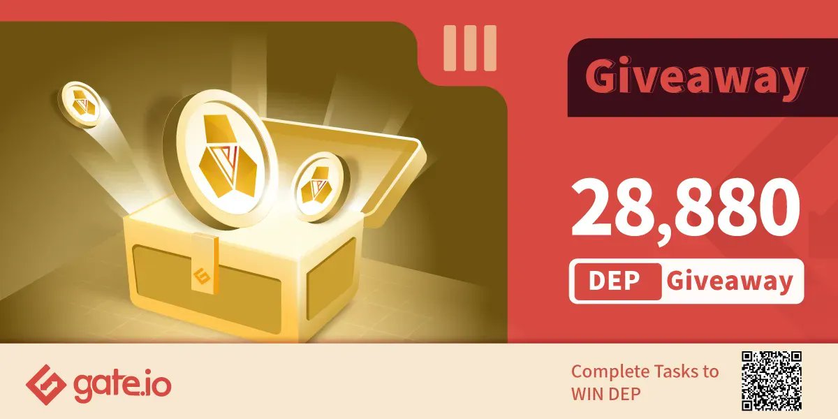 Gate's tweet photo. 🎁#Gateio $DEP Trading Competition #Giveaway 🎁
20 lucky participants will each win 1,444 #DEP (about $50) 

Tasks:
💎Follow @gate_io &amp; @PlayMining_SG
💎Retweet &amp; @ A Friend

👉Participate: https://t.co/UW9vGfzeaO https://t.co/C5Jjp4UOsj