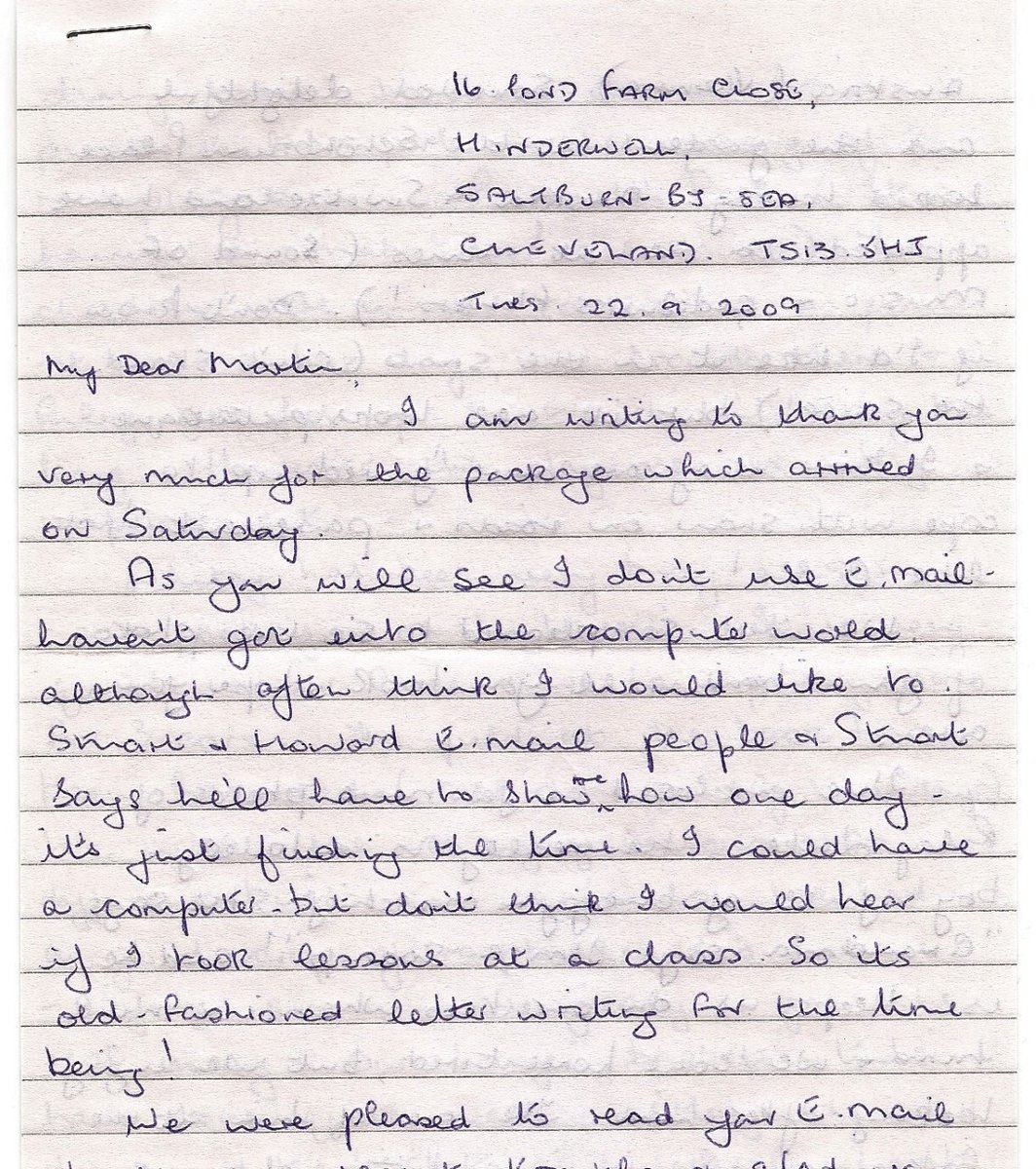 BillanyMartin's tweet photo. ST5
My mum sent me a letter on 17/11/2018. 3 days later, on 20/11/18, she signed her will stating she made no provision for me because she'd had no contact with me for 20 yrs. It was a lie &amp; although this has nothing to do with the money, it was/is the final straw.
(4 letters) https://t.co/LGcZaW3rYa