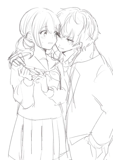 ちょっと前に描いてた多分完成しないあっこは 