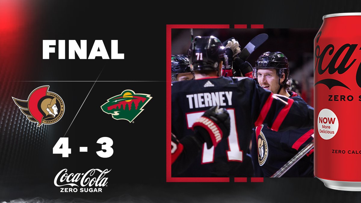 Senators's tweet image. #SENS WIN‼️
#GoSensGo