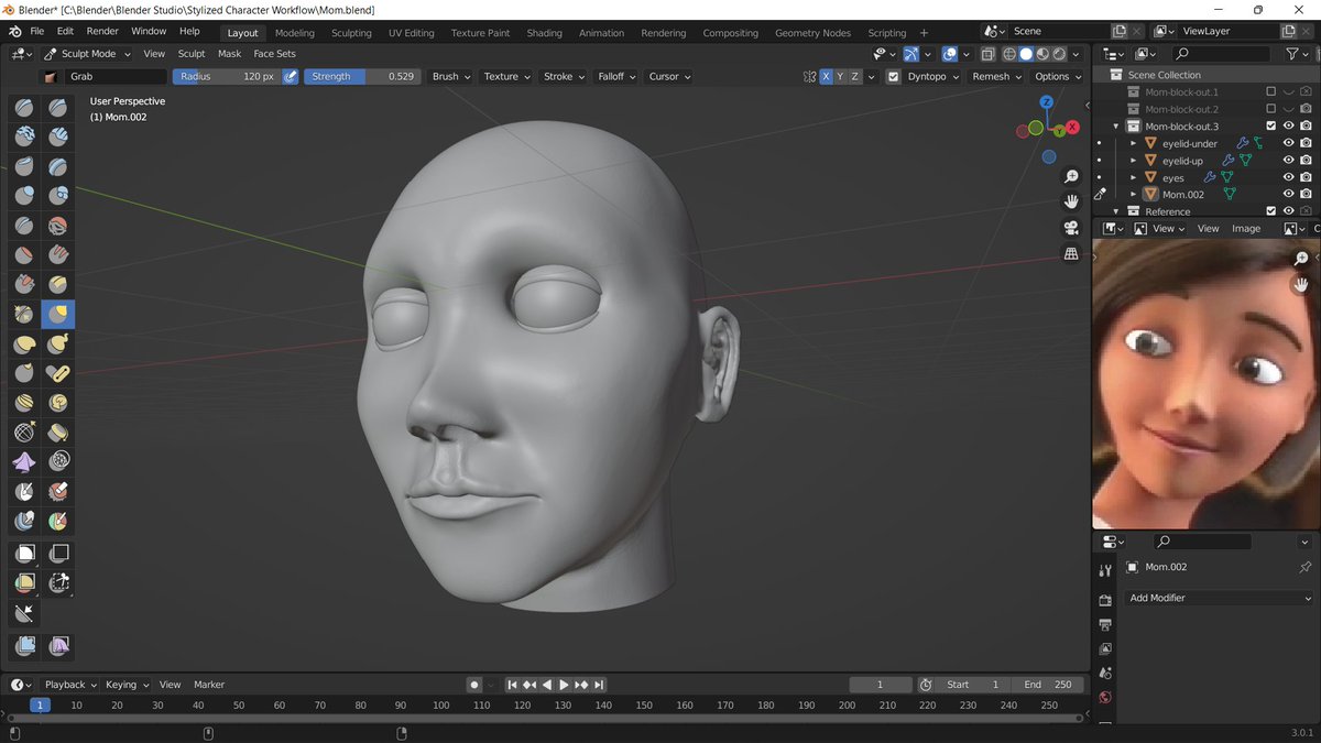 DonSoarese's tweet photo. @cgcookie Now I am doing "Mom", hopefully  getting her completely clean topology ,rigged and animation ready, follow the course step by step. Then I will continue @moonstringanim and @pierrick_picaut fantastic rigging and animation courses. Wish I could do that full time!
Greetings! https://t.co/w4UsYL23wF