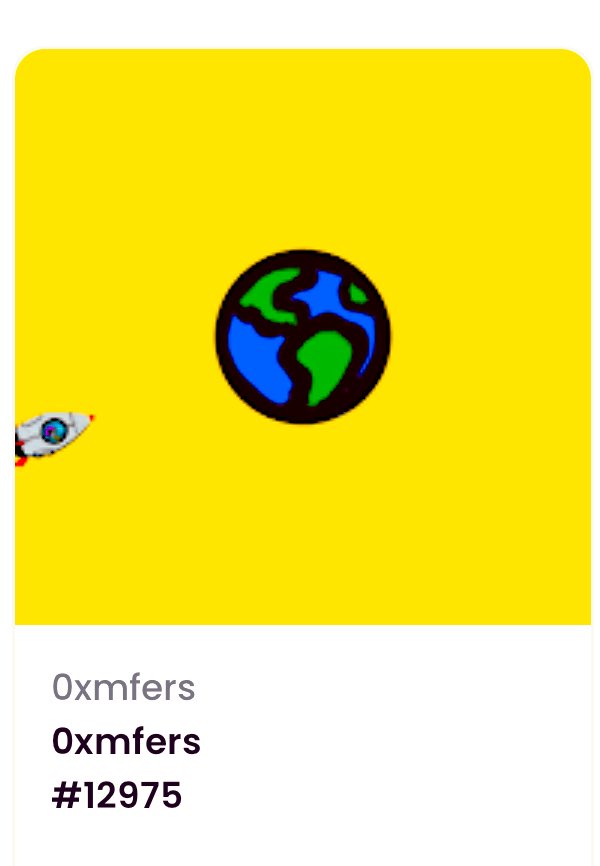 lilchronicccc's tweet photo. Thankful for my 5 @0x_mfers for some reason I love the artwork & I’ll always support yellow army’s🟨🔥 #0xmfers #mintingnow #gograb https://t.co/PHQRwFZJ1N
