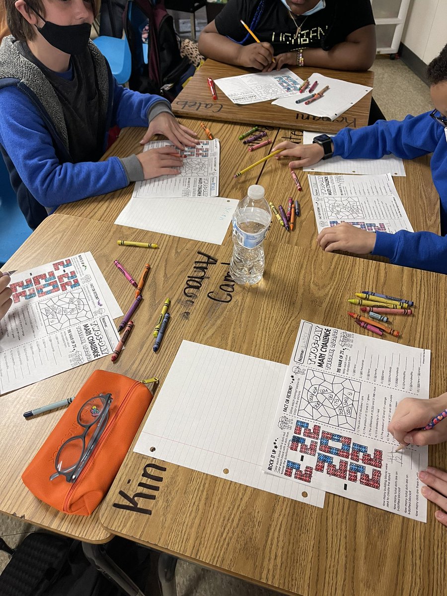 blwright2nd's tweet image. For Twos-day we tried a new competitive game with some themed math activities in cooperative groups. @meadowlarkws #TicTok #Grudge #twosdaytuesday