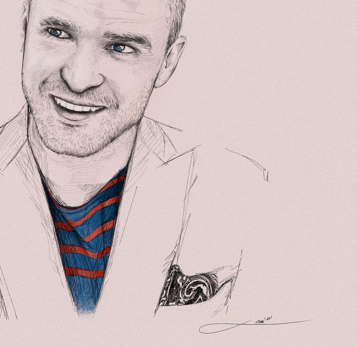 Portraitsbylain's tweet photo. Inspired by Justin Timberlake 
@jtimberlake #JT 
.
@PORTRAITSBYLAIN 
.
#portraitsbylain #digitalwork #digitalportrait #justintimberlake #timberlake #sketch #singer #saysomething https://t.co/OayNuTDSWw