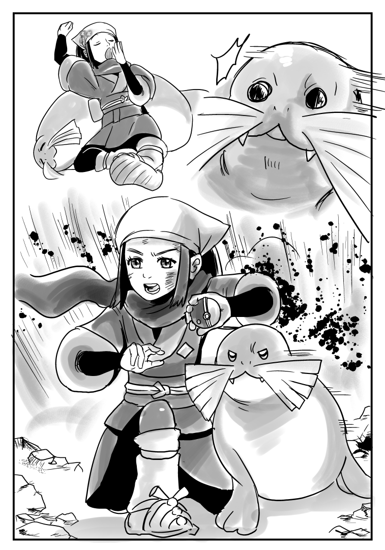 金カム x ポケモン ネタ
#PokemonLegendsArceus #LegendsArceus 