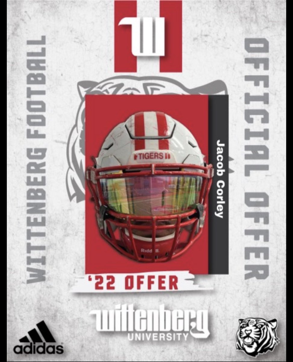 JacobCorley7's tweet photo. Blessed to receive my 5th offer from Wittenberg university 🙏🏼
@JimCollins_FB @CoachMike_AC @Coach_Smithey @247recruiting @AC_StingraysFB https://t.co/4M5i9Pvl1G