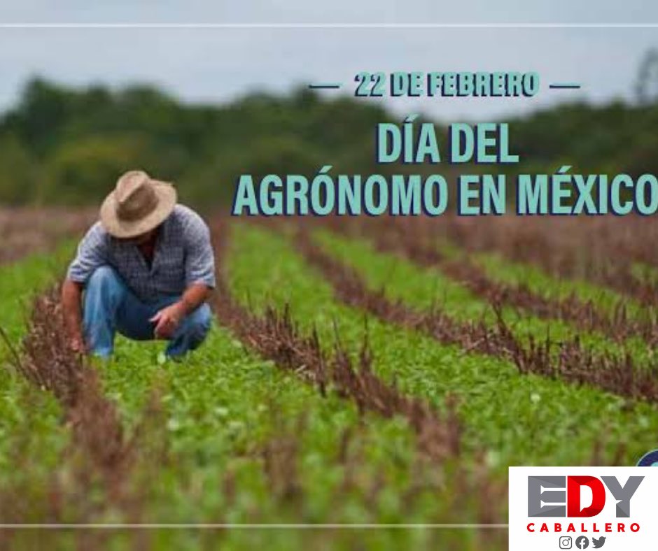 edycaballero's tweet photo. ¡Que tengan una gran noche y Feliz día a todos mis amigos Agrónomos! 😁 https://t.co/UApbWsL6Hu