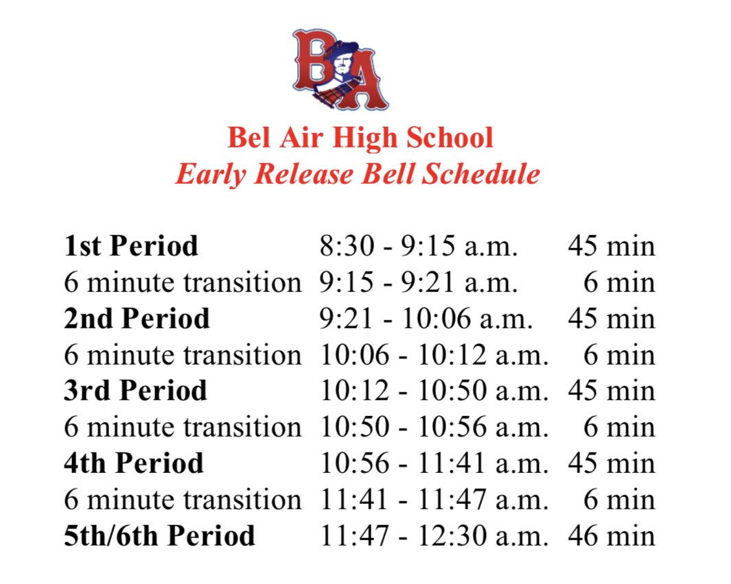 Bel Air HS tweet media